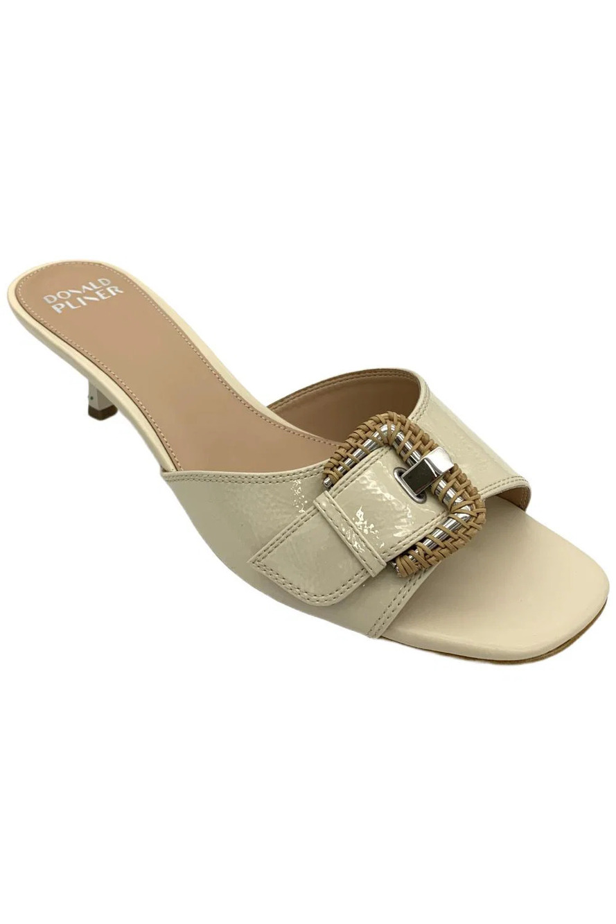 Donald Pliner Women's Cherry Mule Sandal Crinkle Patent Foam - Medium